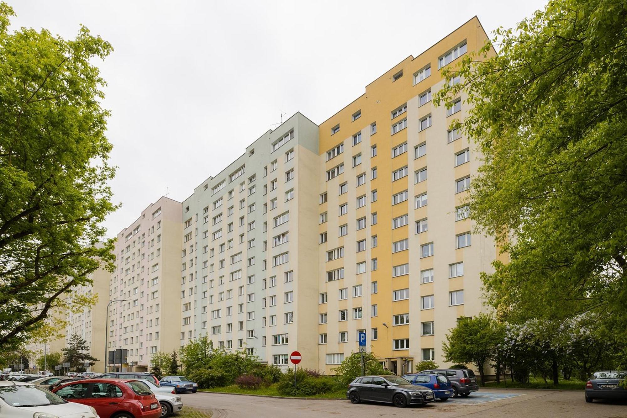 Mia Metro Station, Reymonta Appartement Warschau Buitenkant foto